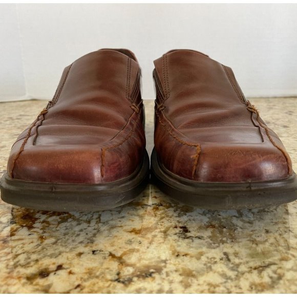 Ecco Helsinki Slip-On Loafers Brown Leather, Men's 43 - Picture 4 of 7